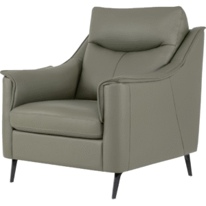 أريكة جلدية بمقعد واحد (زيتوني)