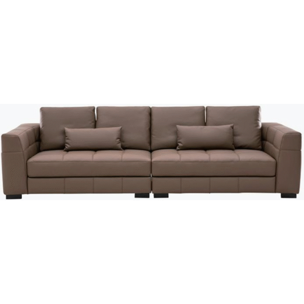 p24_114 أريكة جلدية بثلاثة مقاعد (لون مايارد)