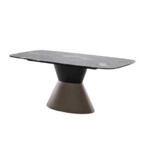 طاولة طعام 1.8 متر (لون أسود لامع)