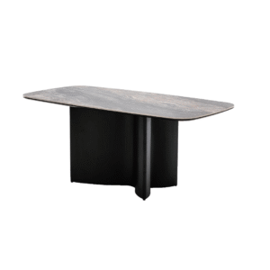 طاولة طعام بطول 1.8 متر (لون بني فينيسيا لامع)