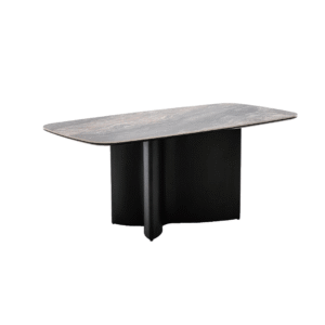 طاولة طعام بطول 1.6 متر (لون بني فينيسيا لامع)