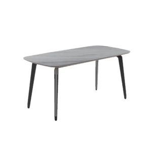 طاولة طعام بطول 1.6 متر (لون أزرق لامع)