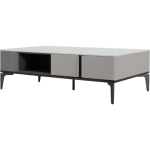 طاولة شاي (لونها أبيض غامق من اليشم)