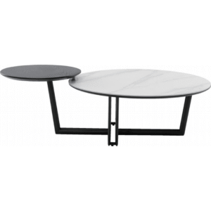 طاولة شاي (لون سنوبيرج الأبيض غير اللامع)