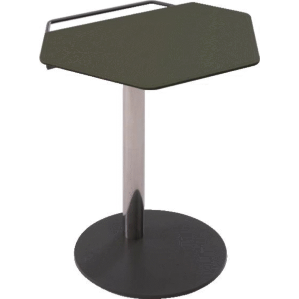 طاولة جانبية ترفيهية (أخضر غامق)