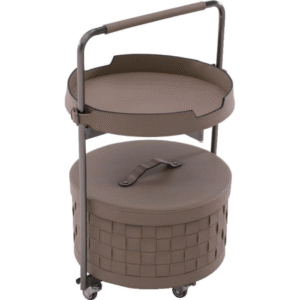 طاولة جانبية ترفيهية (لون القهوة)