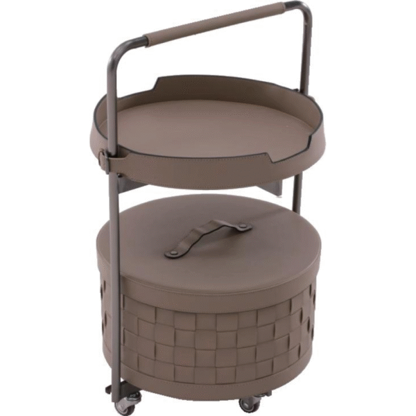 p47_226 طاولة جانبية ترفيهية (لون القهوة)