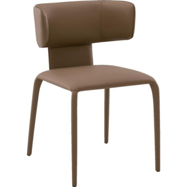 كرسي طعام (برتقالي)