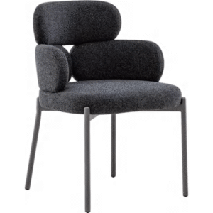 كرسي طعام (أزرق غامق)