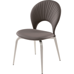 كرسي طعام (بني كستنائي)