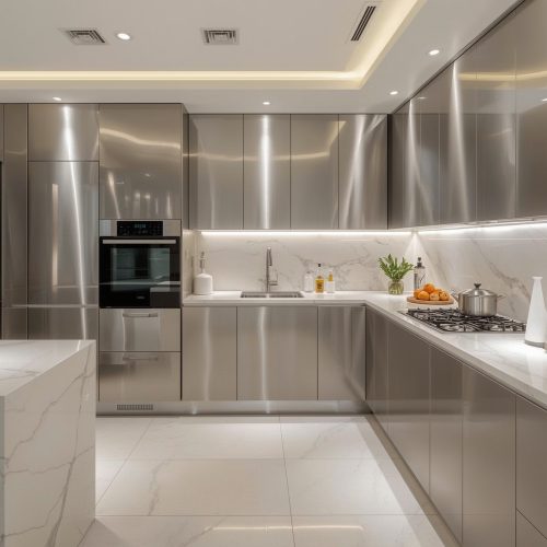 الألمنيوم في تصميم المطابخ متانة وأناقة تدوم لسنوات